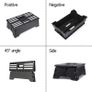 Portable Folding Step - The Lightweight Step Stool is Sturdy Enough to Support Adults and Safe Enough for Kids. Opens Easy with One Flip. Great for Kitchen, Bathroom, Bedroom, Kids or Adults Image 2