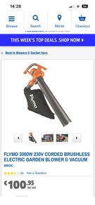 garden blower and vacum