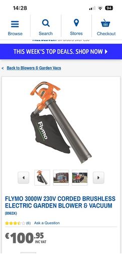 garden blower and vacum