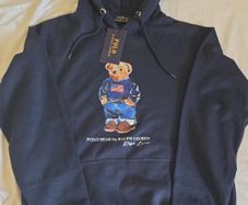 Hoodie Polo Ralph Lauren Large Bear logo Genuine
