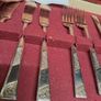 Vintage Heritage Plate Fish Knife & Fork Set in Case  England Image 4