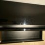 Solid Wood Black Metalic TV Unit with Storage Image 3