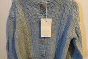 Leigh tucker Willow cardigan blue 12-18 m - new with tag