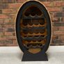 Barrel Style Wine Rack 14 Bottles Refinished Image 4