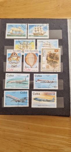 80's Cuba Post Stamps