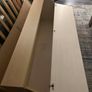 King size bed frame with large storage box. Image 2