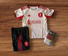 Liverpool 25/26 (away) Kids Kit , Size 5/6 Yrs.