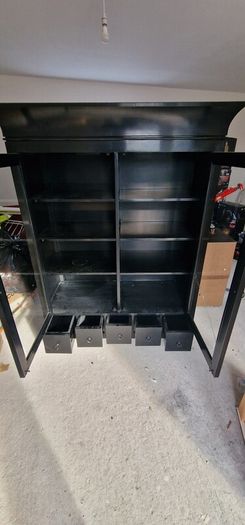 Black Display Cabinet