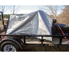 Any size trailer covers, tarp covers boat covers