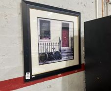 Large House and bicycle picture