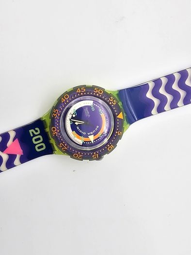 Vintage Swiss Watch Swatch Scuba 1990s Collectable