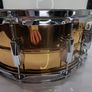 Ludwig Smooth Bronze Vintage Monroe Badge 14 x 6.5 Snare Drum Image 5