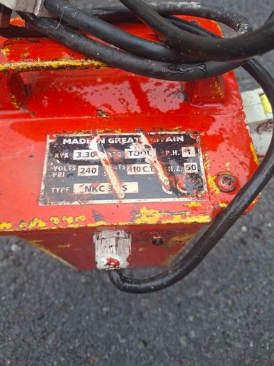 Heavy Duty 3.3kVA Portable Site Transformer (240V to 110V)