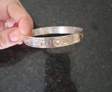 Silver bangle