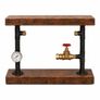 Industrial Steampunk Console Sofa Side Table Image 4