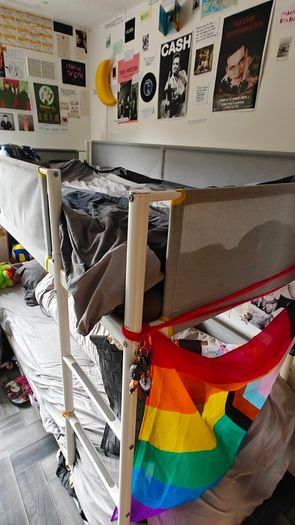 bunk beds with mattresses - price drop