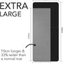 Large Exercise Mat - Extra Wide & Extra Thick Yoga Mat for Men & Women (183cm x 80cm x 10mm) - TPE Fitness Non Slip Gym Mat for Home HIIT Workouts, Pilates, Gymnastics Image 4