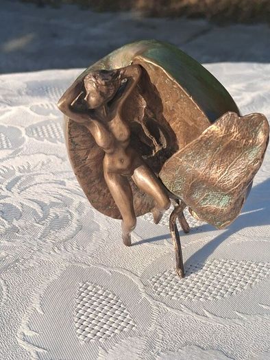 Eve And The Apple Signed Bronze