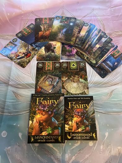 Tarot Fairy Lenormand oracle cards.