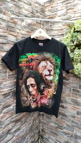 Bob Marley t shirt Double print front and back Size Small