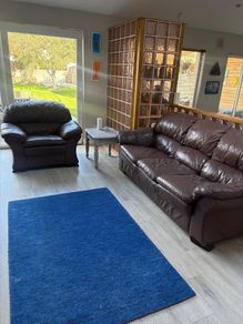 FREE 3-Seater Leather Sofa & Armchair  FREE TO TAKE AWAY