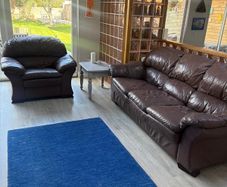 FREE 3-Seater Leather Sofa & Armchair  FREE TO TAKE AWAY