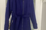 Ladies Royal Blue Coat. Size 8