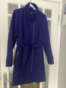 Ladies Royal Blue Coat. Size 8
