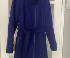 Ladies Royal Blue Coat. Size 8