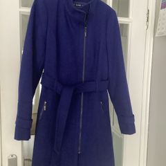 Ladies Royal Blue Coat. Size 8