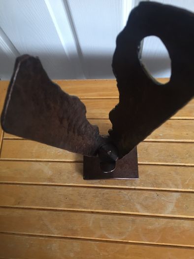 Heavy copper unique candle holder