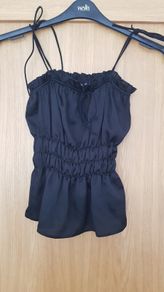 Boohoo Satin Top Size 8