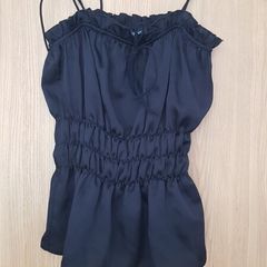 Boohoo Satin Top Size 8