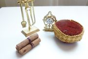 Vintage dolls house fireside bundle