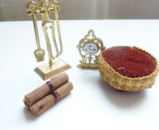 Vintage dolls house fireside bundle