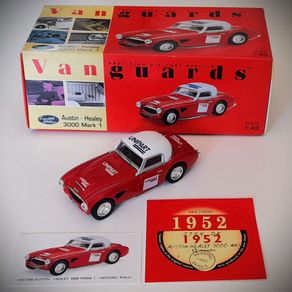 Diecast Model Austin Healey 3000 Mk1 Rally - Collectable Vanguards 1:43