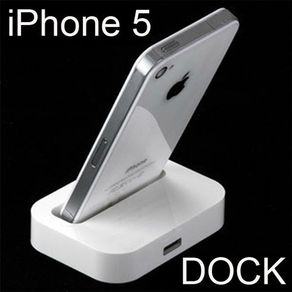 iPhone 5 Charging Dock Station Stand Charger White