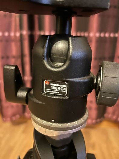 Manfrotto 190XPROB tripod & 488RC4 Ballhead with quick release plate