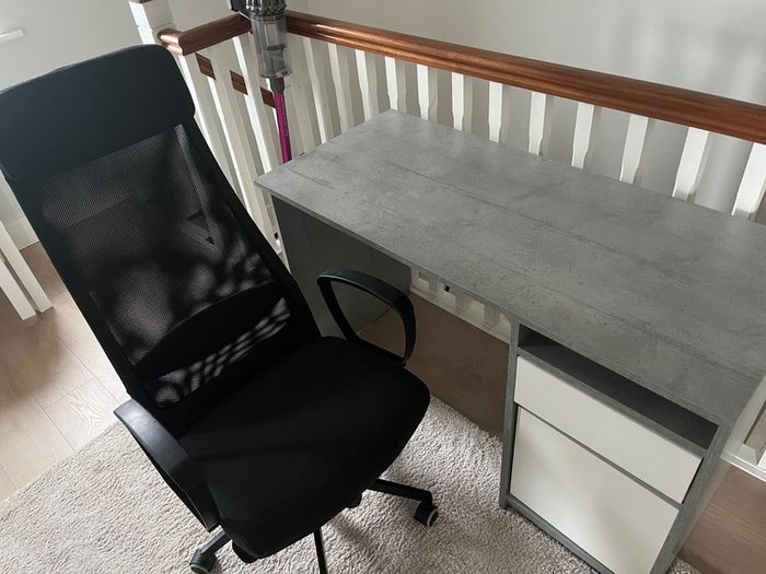Ikea Chair and Jysk Desk