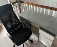 Ikea Chair and Jysk Desk