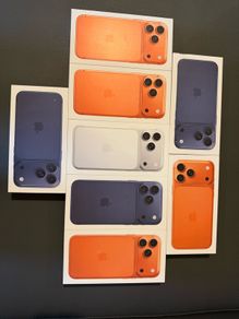 Iphone 17 Pro Max 256gb Irish Stock  (blue/silver/orange Colour)unlocked Brand New Sealed 1 Year Apple Warranty Receipt