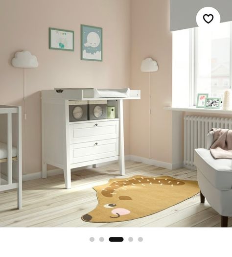 Changing table/chest of drawers/ white