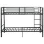 Bunk Bed Black Metal 90x200 cm Image 7