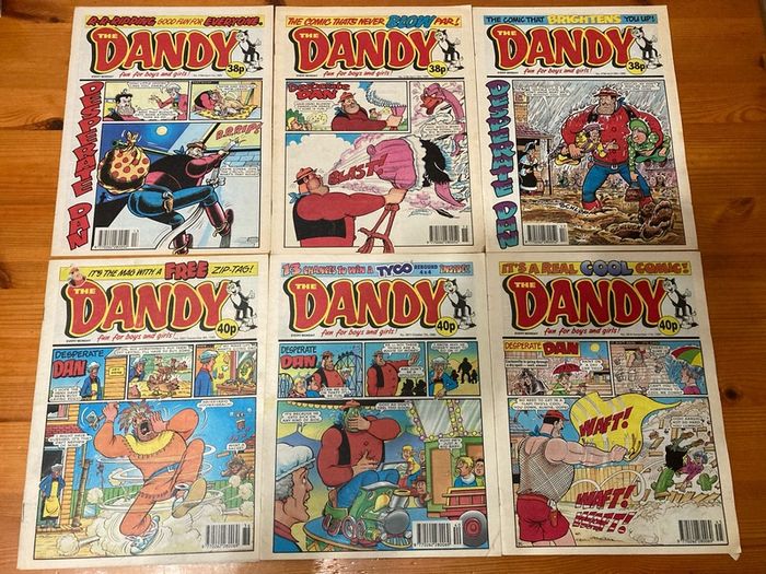 Comics: 'The Dandy' 1991,1993,1994 and 1995 (48 comics)