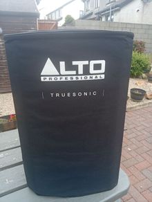 Alto TS415 Powered Speaker with Bluetooth and Alto Cover.