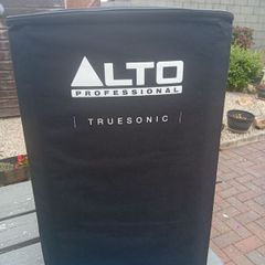 Alto TS415 Powered Speaker with Bluetooth and Alto Cover.