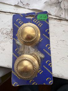 brass knobs