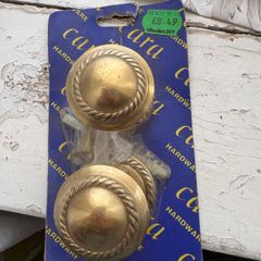 brass knobs