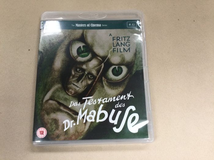 Eureka masters of cinema das testament des dr m abuse blu ray