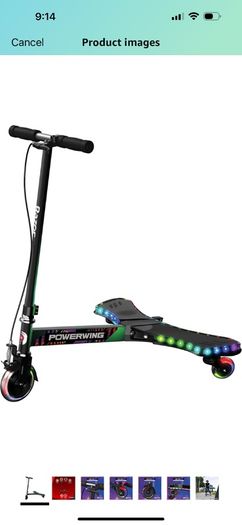 razor scooter power wings lighshow brand new